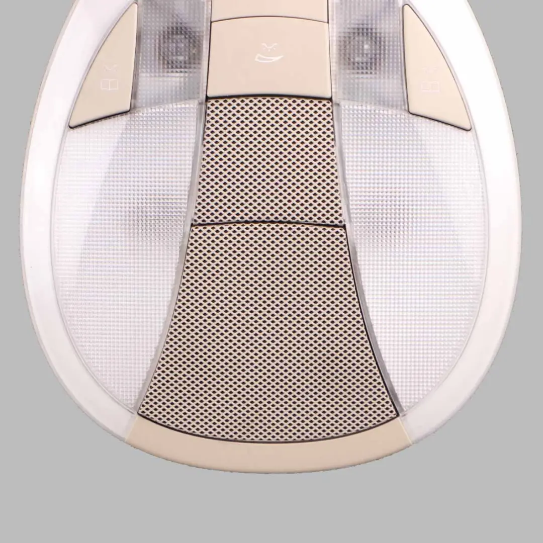 Mercedes W211 Rear Reading Lamp Roof Light Interior Switch Beige - SKU A2118202201-2 - Part number A2118202201
