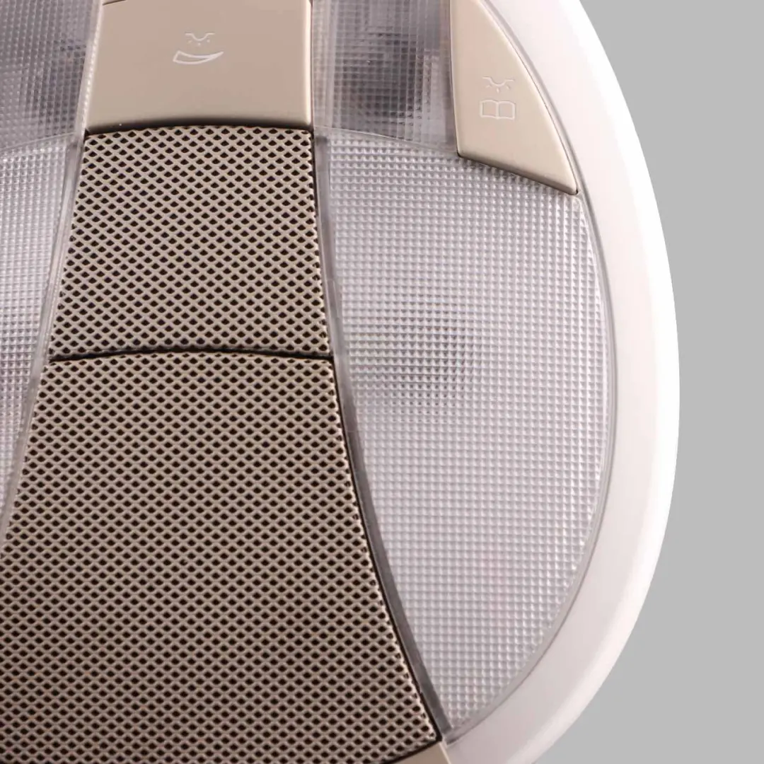 Reading Lamp Roof Light Interior Switch Beige to Mercedes W211 Rear with Part number A2118202201 Mercedes W211 Rear Reading Lamp Roof Light Interior Switch Beige - SKU A2118202201-2 - Part number A2118202201