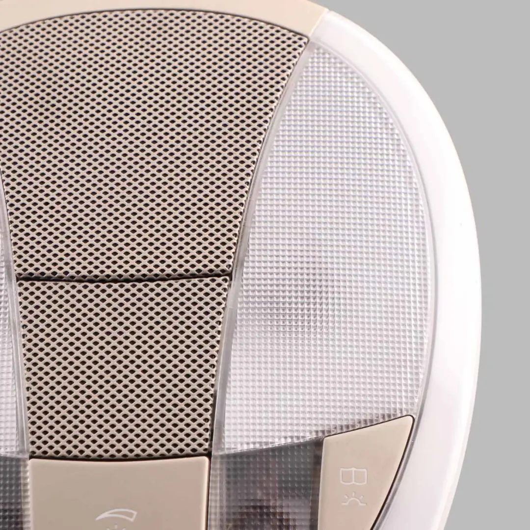 Reading Lamp Roof Light Interior Switch Beige to Mercedes W211 Rear with Part number A2118202201 Mercedes W211 Rear Reading Lamp Roof Light Interior Switch Beige - SKU A2118202201-2 - Part number A2118202201