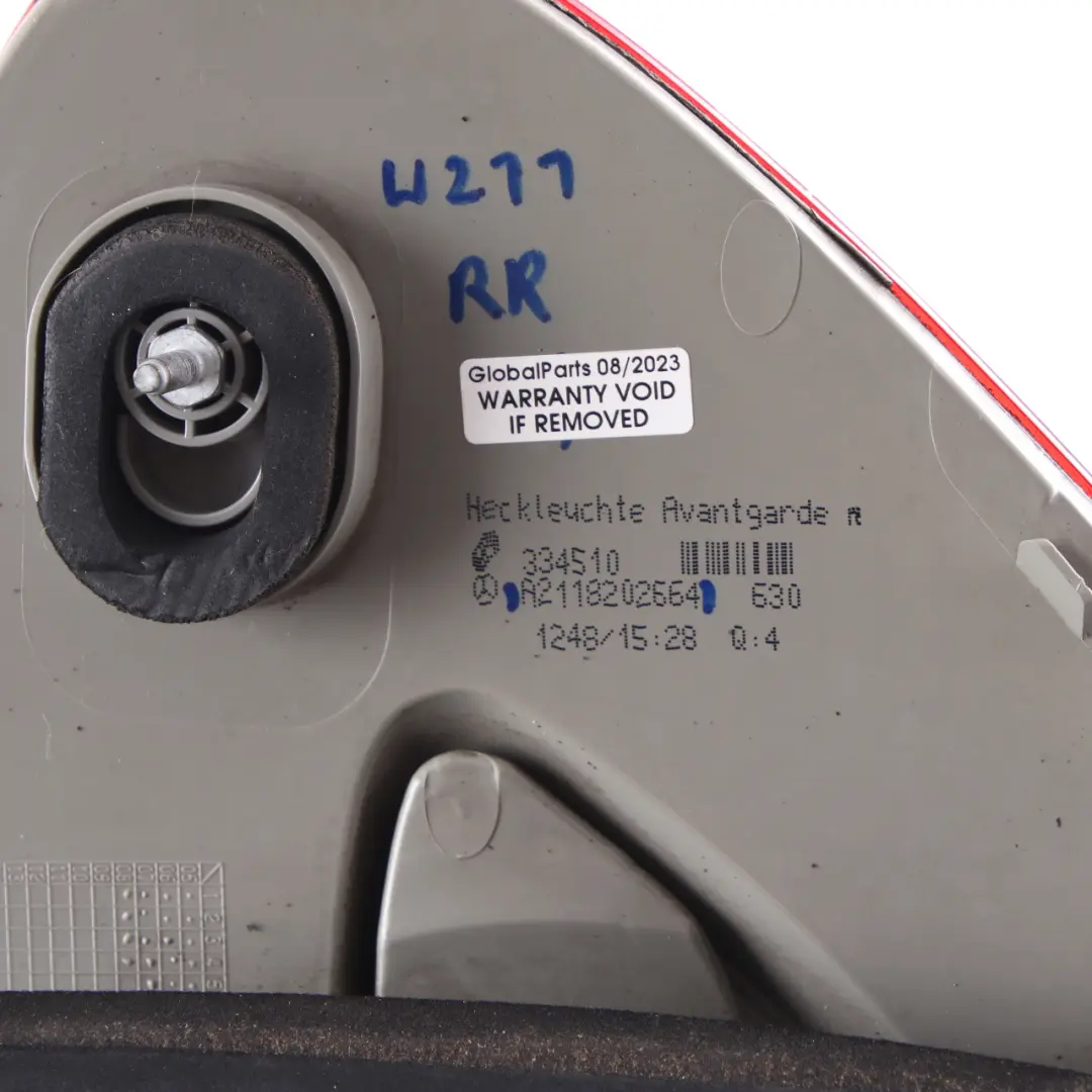 Lamp Mercedes W211 Saloon Right O/S Tail Light Avantgarde to Rear with Part number A2118202664 Rear Lamp Mercedes W211 Saloon Right O/S Tail Light Avantgarde - SKU A2118202664 - Part number A2118202664