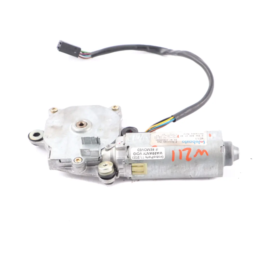 Mercedes W211 W221 Techo solar panorámico trasero persiana Unidad - SKU A2118202742 - Número de pieza A2118202742