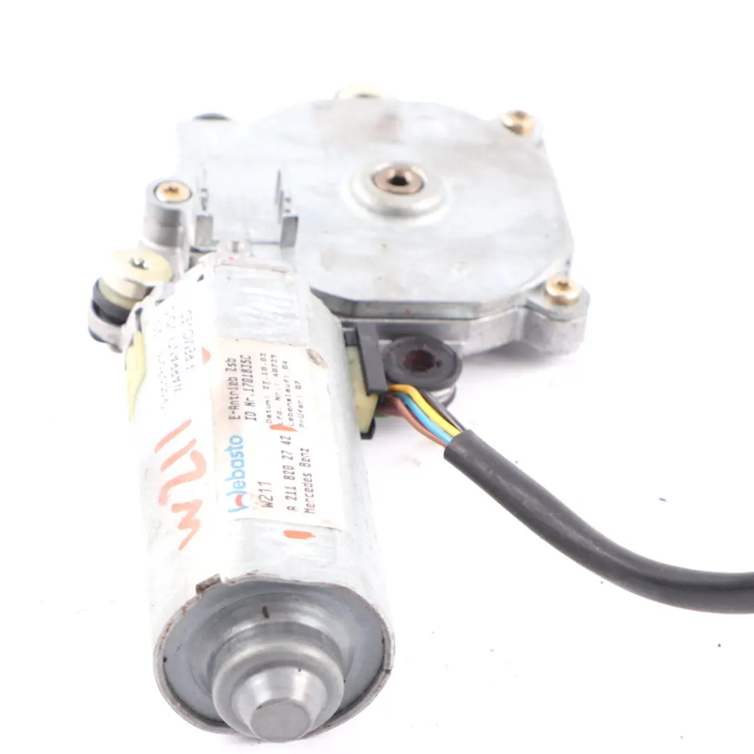 Mercedes W211 W221 Panoramic Sunroof Rear Roller Blind Motor Unit - SKU A2118202742 - Part number A2118202742