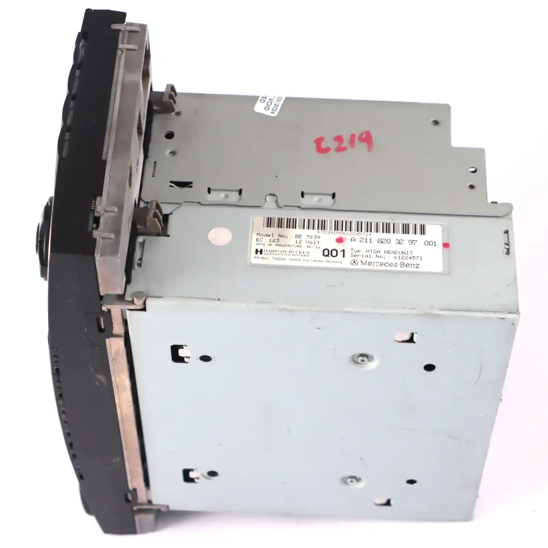 Mercedes W211 W219 Radio CD Player COMAND Sat Navigation Head Unit - SKU A2118203297 - Part number A2118203297