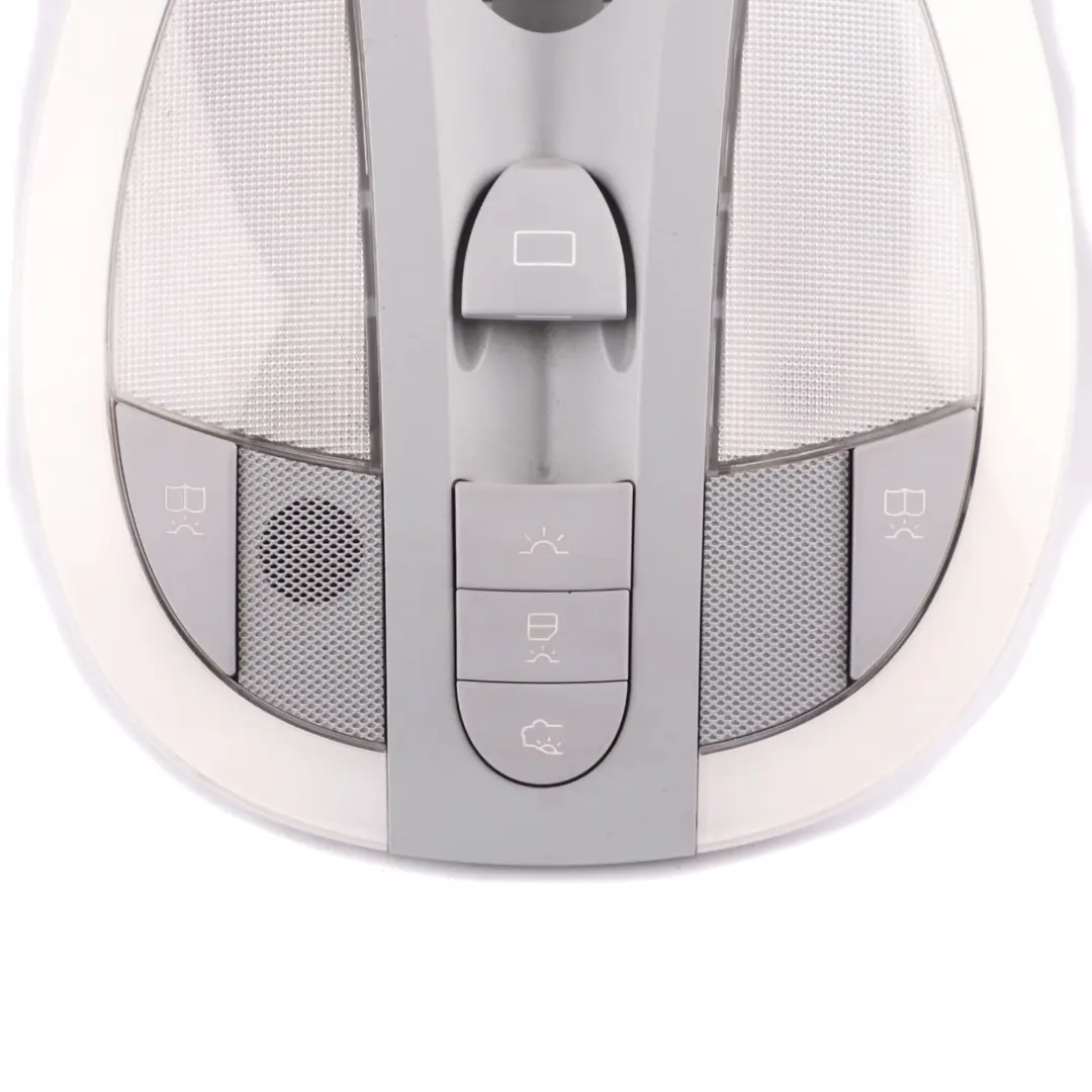 Interior Roof Reading Light Lamp Control Panel Grey to Mercedes W211 with Part number A2118204401 Mercedes W211 Interior Roof Reading Light Lamp Control Panel Grey - SKU A2118204401 - Part number A2118204401