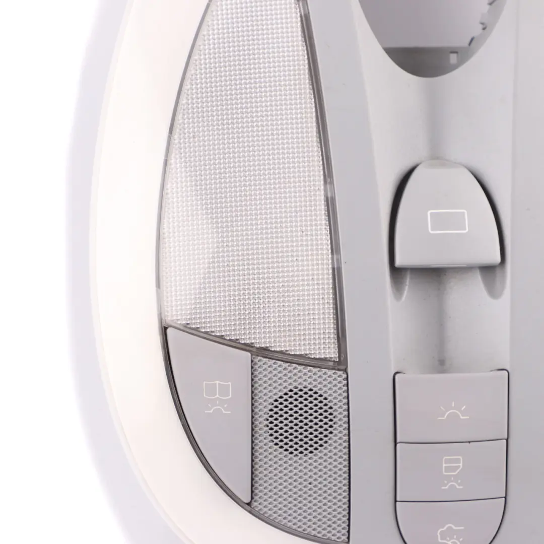 Interior Roof Reading Light Lamp Control Panel Grey to Mercedes W211 with Part number A2118204401 Mercedes W211 Interior Roof Reading Light Lamp Control Panel Grey - SKU A2118204401 - Part number A2118204401