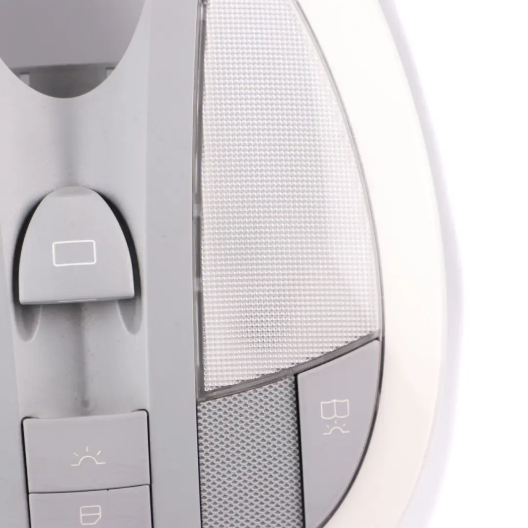Interior Roof Reading Light Lamp Control Panel Grey to Mercedes W211 with Part number A2118204401 Mercedes W211 Interior Roof Reading Light Lamp Control Panel Grey - SKU A2118204401 - Part number A2118204401