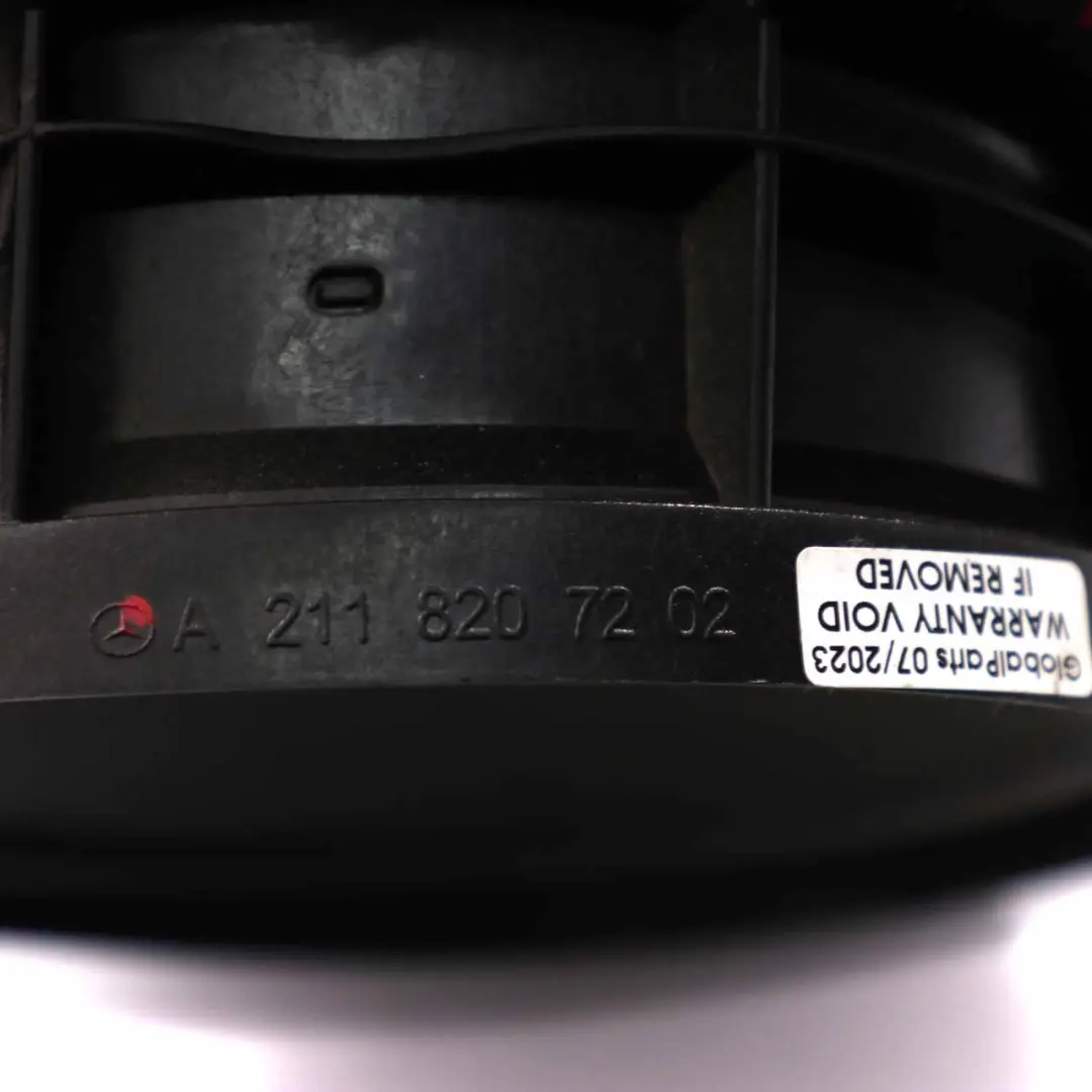 Haut-parleur Porte avant droite Haut-parleur audio pour Mercedes W211 à propos du numéro de pièce A2118207202 Mercedes W211 Haut-parleur Porte avant droite Haut-parleur audio - SKU A2118207202 - Numéro de pièce A2118207202