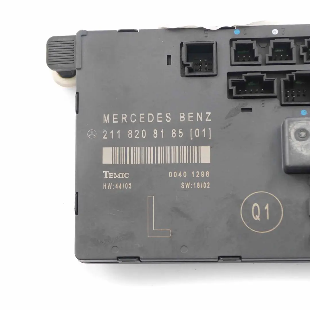 Mercedes W211 Module porte avant gauche contrôle conducteur ECU - SKU A2118208185 - Numéro de pièce A2118208185
