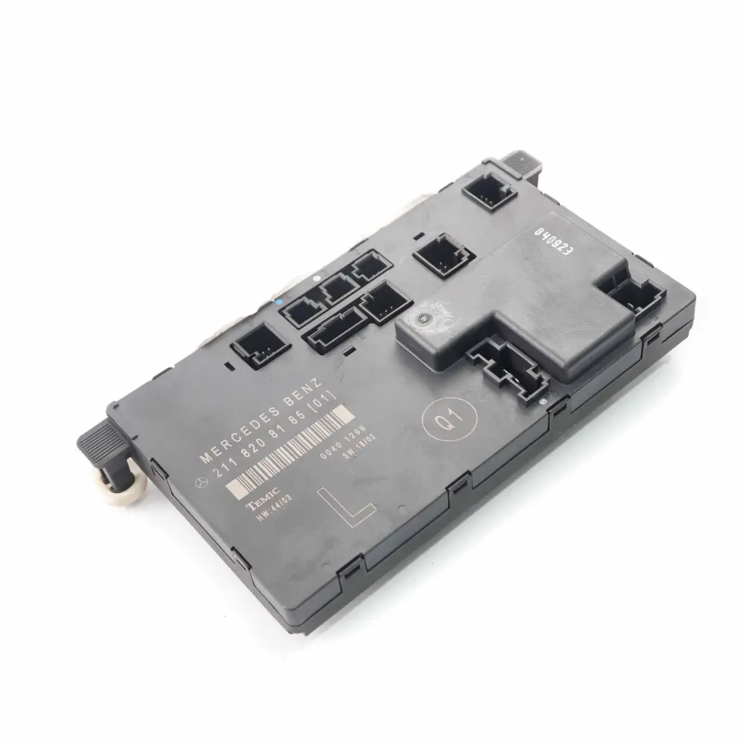 Module porte avant gauche contrôle conducteur ECU pour Mercedes W211 à propos du numéro de pièce A2118208185 Mercedes W211 Module porte avant gauche contrôle conducteur ECU - SKU A2118208185 - Numéro de pièce A2118208185