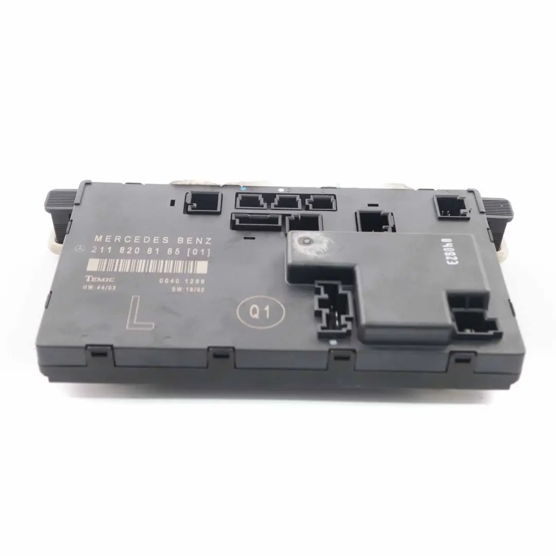 Module porte avant gauche contrôle conducteur ECU pour Mercedes W211 à propos du numéro de pièce A2118208185 Mercedes W211 Module porte avant gauche contrôle conducteur ECU - SKU A2118208185 - Numéro de pièce A2118208185