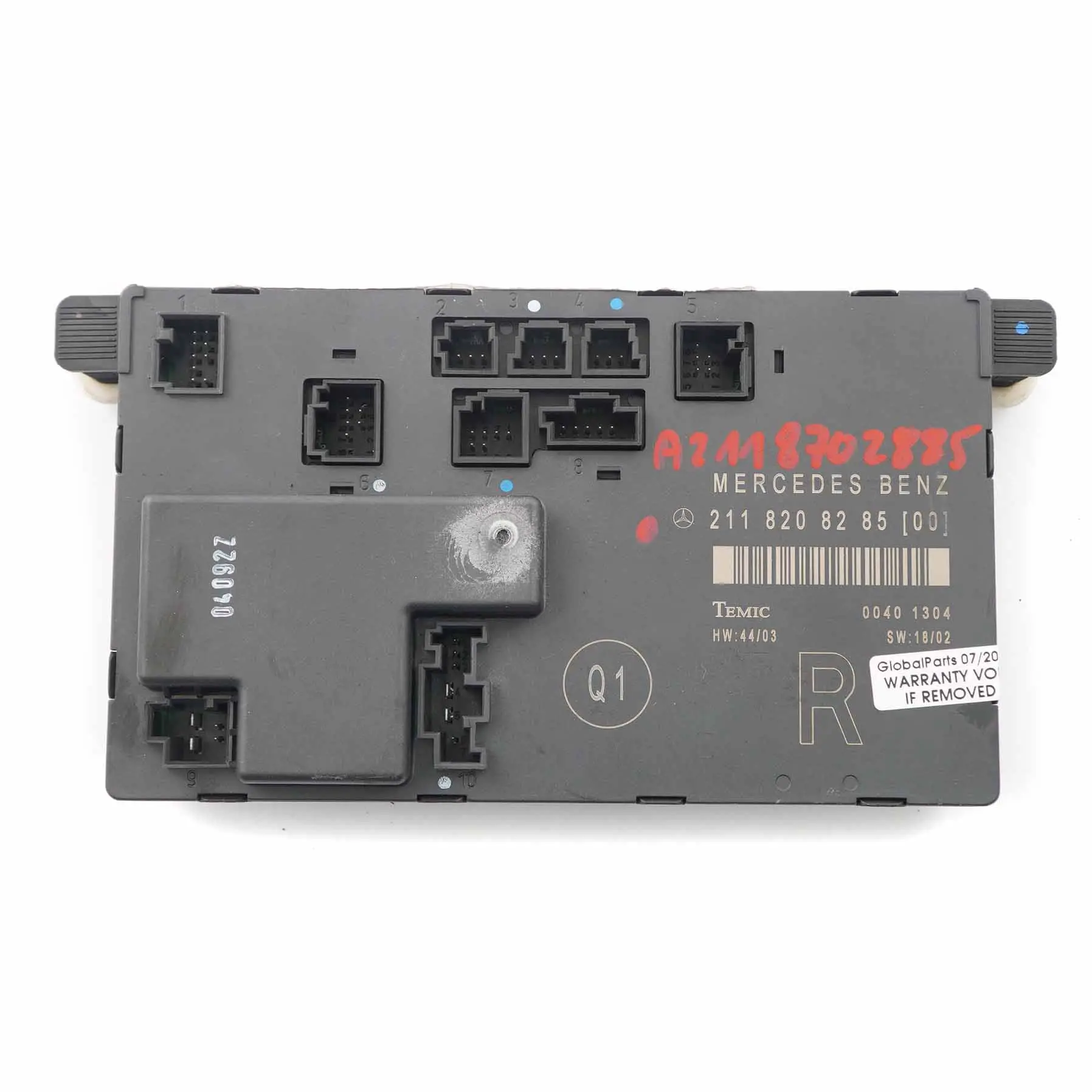 Mercedes W211 Door Module Front Right O/S Driver Control Unit ECU A2118208285