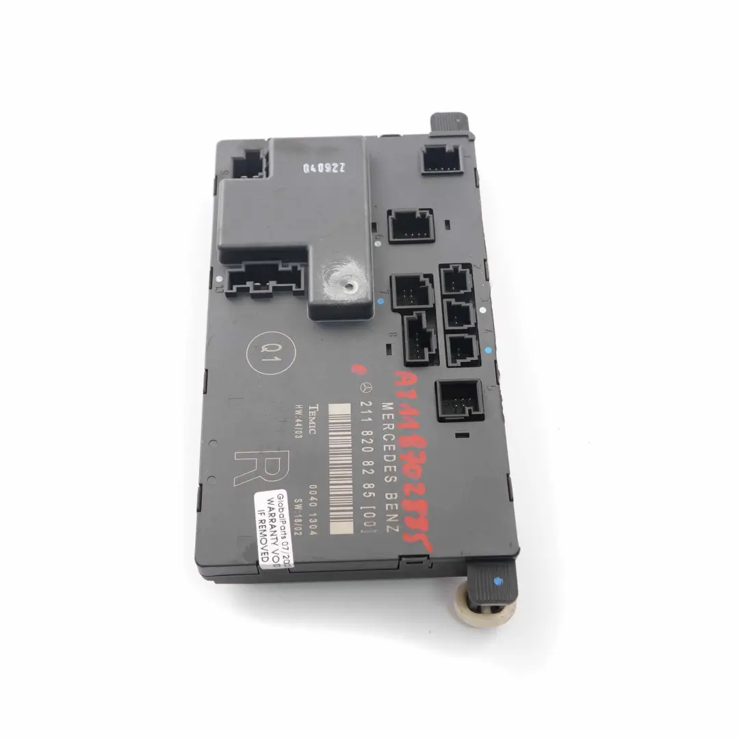 Mercedes W211 Tür modul vorne rechts Fahrer Steuergerät ECU - SKU A2118208285 - Teilenummer A2118208285
