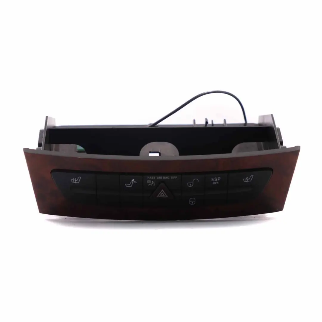 Mercedes CLS C219 Switch Panel Centre Console ESP Hazard Heated Wood - SKU A2118210981-1 - Part number A2118210981