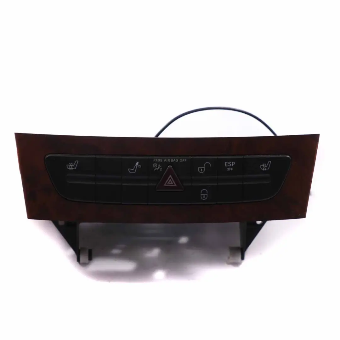 Mercedes CLS C219 Switch Panel Centre Console ESP Hazard Heated Wood - SKU A2118210981-1 - Part number A2118210981
