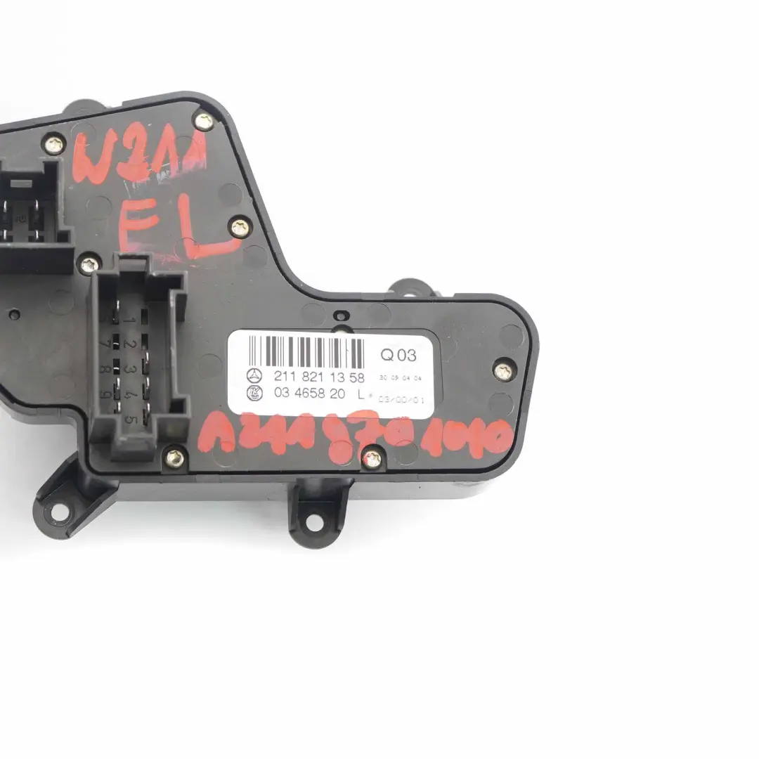 Switch Adjustment Front Left N/S Control Button to Mercedes W211 Seat with Part number A2118211358 Mercedes W211 Seat Switch Adjustment Front Left N/S Control Button - SKU A2118211358 - Part number A2118211358