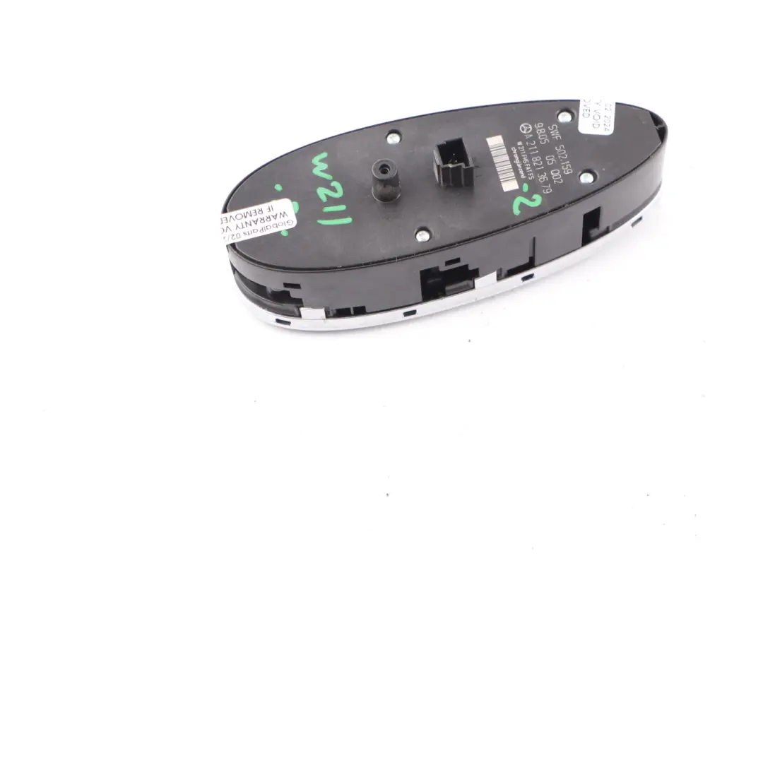  Window Lifter Switch Mercedes W211 W219 Driver's Side Control Panel - SKU A2118213679-2 - Part number A2118213679