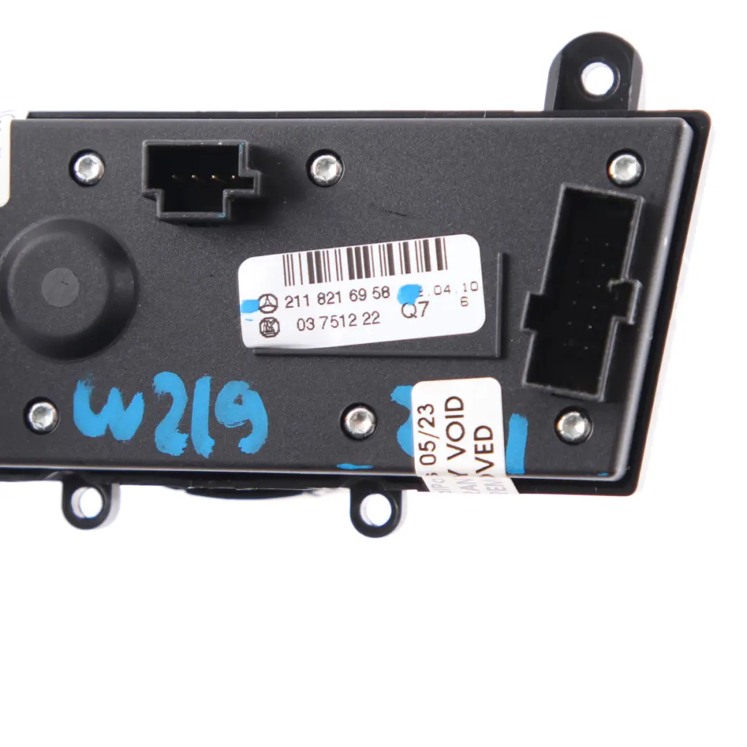 PDC Switch Mercedes W211 CLS W219 Parking Sensor Button Control to with Part number A2118216958 PDC Switch Mercedes W211 CLS W219 Parking Sensor Button Control - SKU A2118216958 - Part number A2118216958