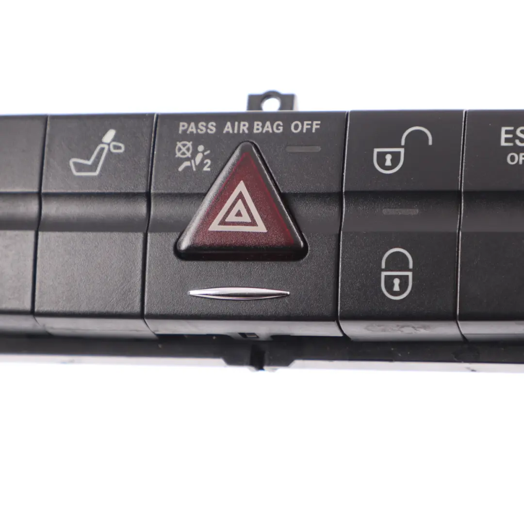 Mercedes W211 Dashboard Switch Panel Strip Seat Heater - SKU A2118218558 - Part number A2118218558