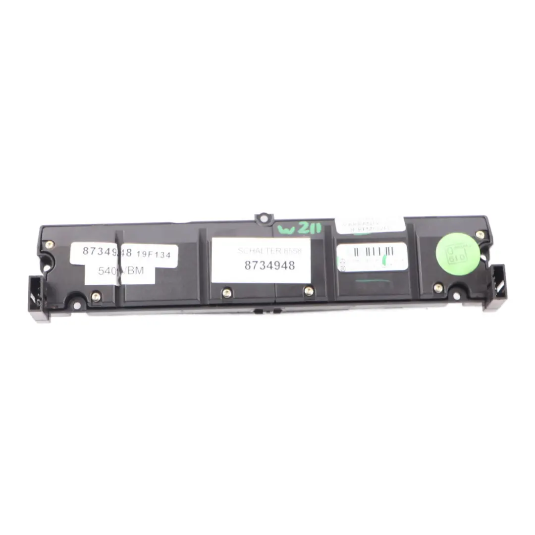 Mercedes W211 Dashboard Switch Panel Strip Seat Heater - SKU A2118218558 - Part number A2118218558