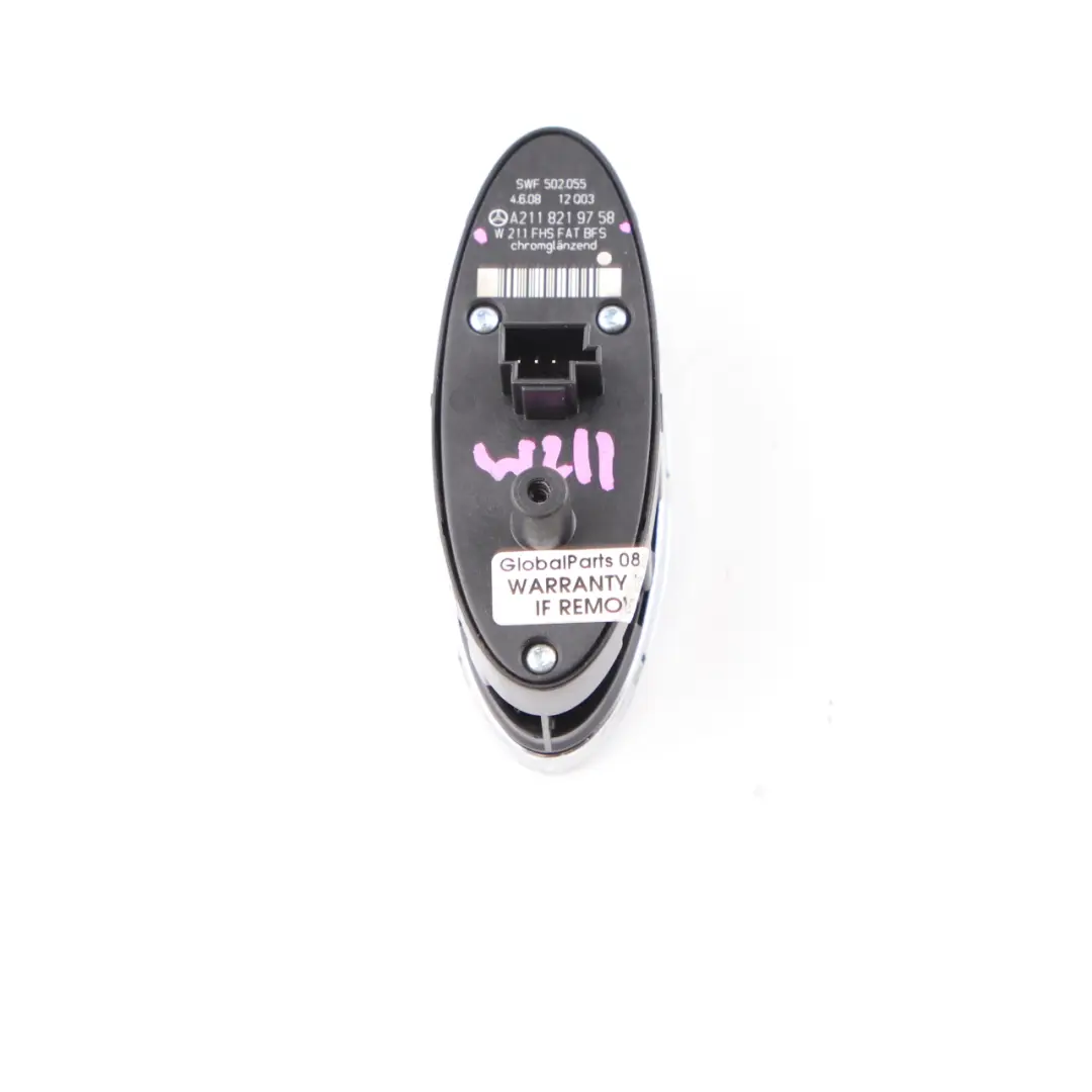 Interrupteur de lève-vitre côté passager avant pour Mercedes W211 à propos du numéro de pièce A2118219758 Mercedes W211 Interrupteur de lève-vitre côté passager avant - SKU A2118219758 - Numéro de pièce A2118219758