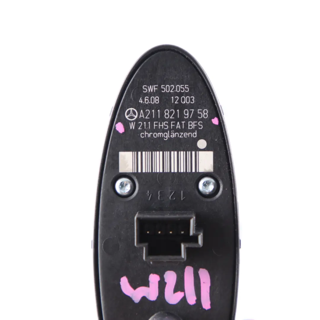 Interruttore alzacristalli lato passeggero anteriore per Mercedes W211 con numero di parte A2118219758 Mercedes W211 Interruttore alzacristalli lato passeggero anteriore - SKU A2118219758 - Numero di parte A2118219758