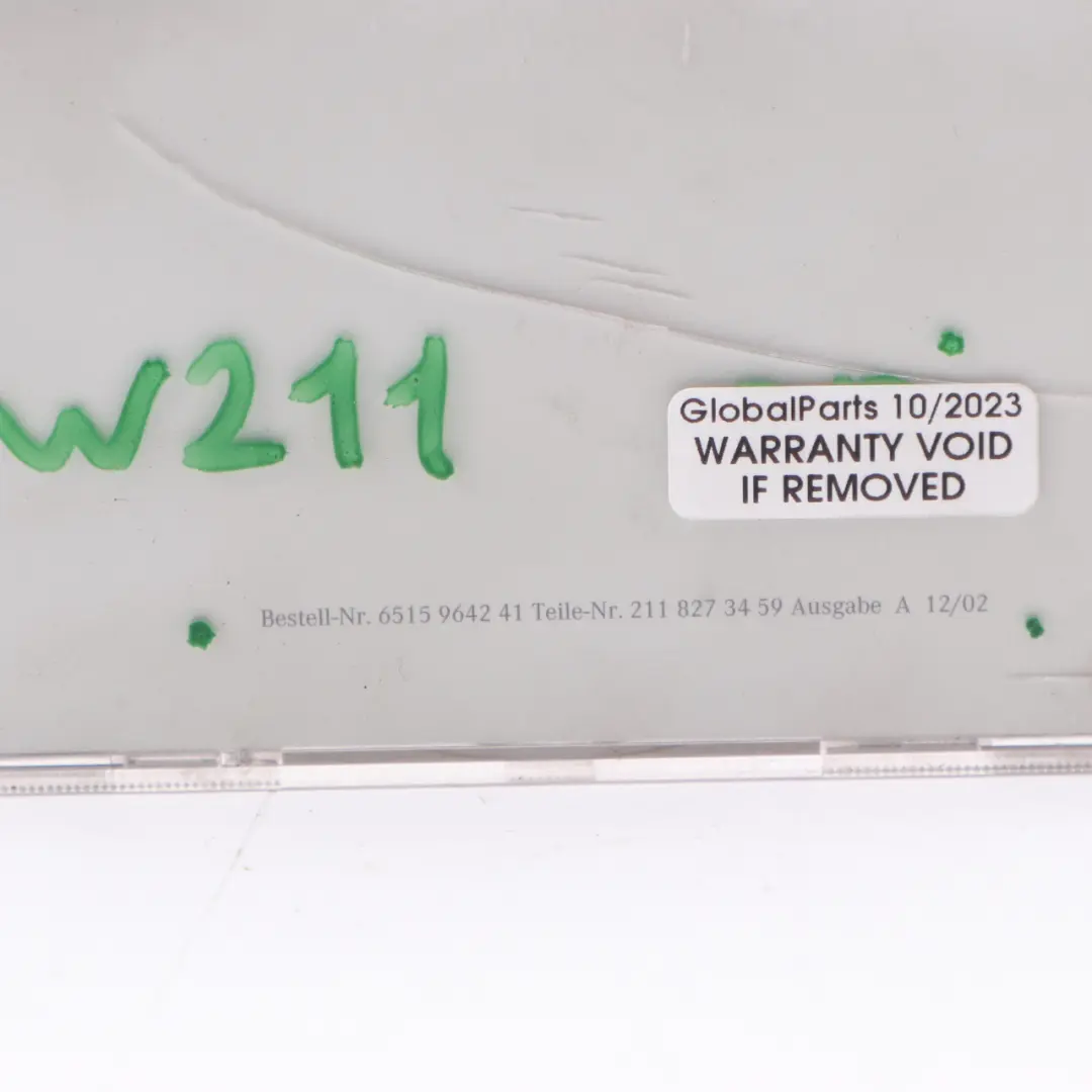 W208 C209 W211 Linguatronic CD Disc to Mercedes W203 with Part number A2118273459 Mercedes W203 W208 C209 W211 Linguatronic CD Disc - SKU A2118273459 - Part number A2118273459
