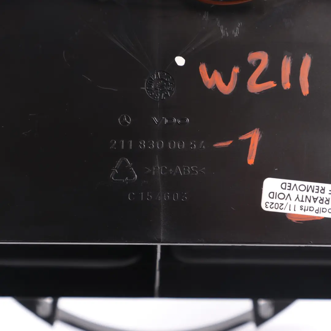  Mercedes-Benz E W211 S211 Luftdüse Lüftungsgitter Mitte Düse - SKU A2118300054-1 - Teilenummer A2118300054