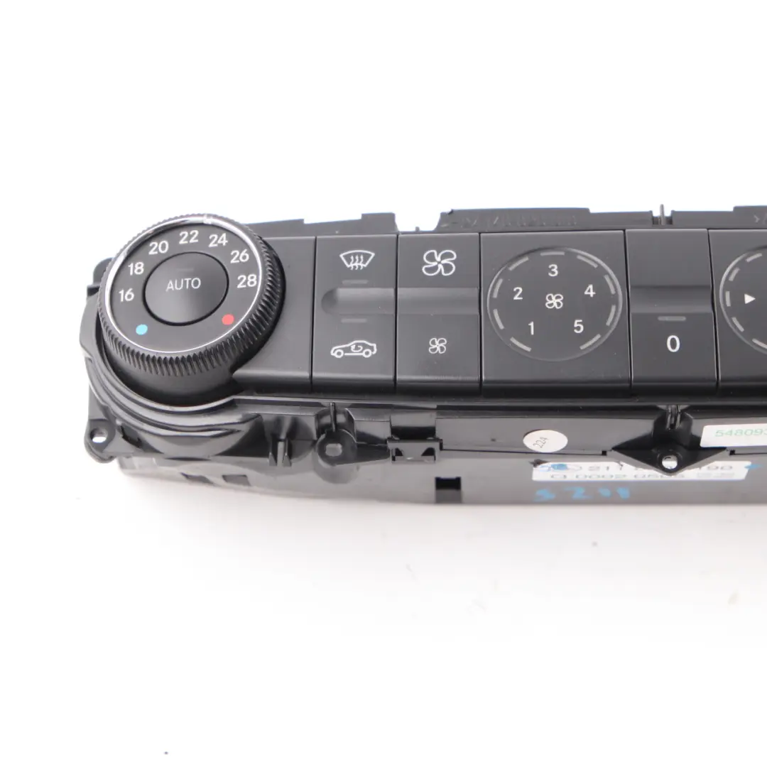 Mercedes W211 Heater Control Unit Switch Panel Unit E-Class - SKU A2118300190 - Part number A2118300190