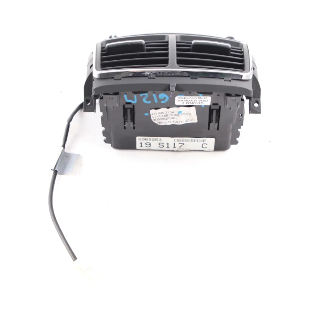 W219 Centre Console Rear Fresh Air Vent Nozzle Grill Trim to Mercedes with Part number A2118302154 Mercedes W219 Centre Console Rear Fresh Air Vent Nozzle Grill Trim - SKU A2118302154 - Part number A2118302154