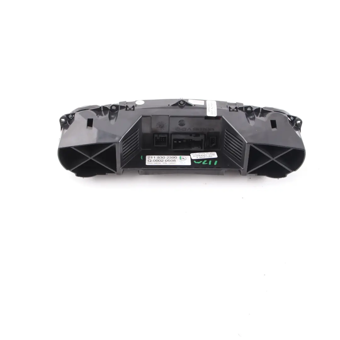Mercedes W211 Heater Climate Control Panel Switch Air Con A/C Unit - SKU A2118302390 - Part number A2118302390