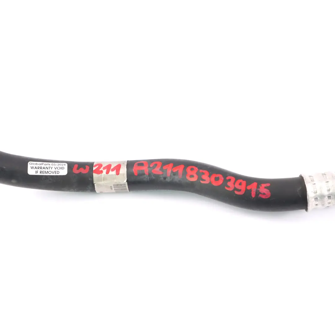  Climatisation Mercedes W211 OM642 A/C Tuyau la ligne réfrigérant ducompresseur - SKU A2118303915 - Numéro de pièce A2118303915