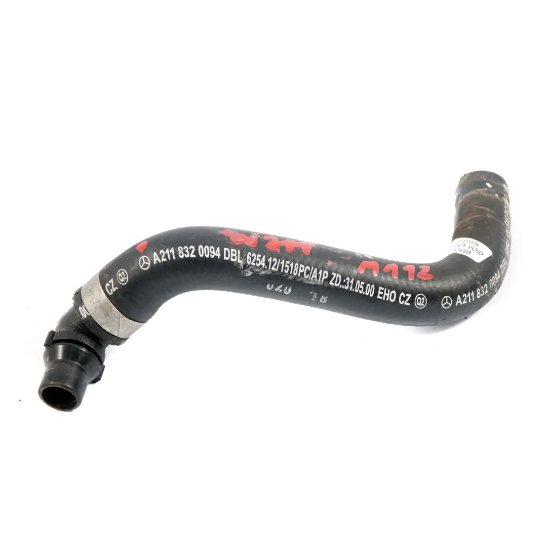  Water Coolant Hose Mercedes W211 M112 Heater Matrix Pipe Line - SKU A2118320094 - Part number A2118320094