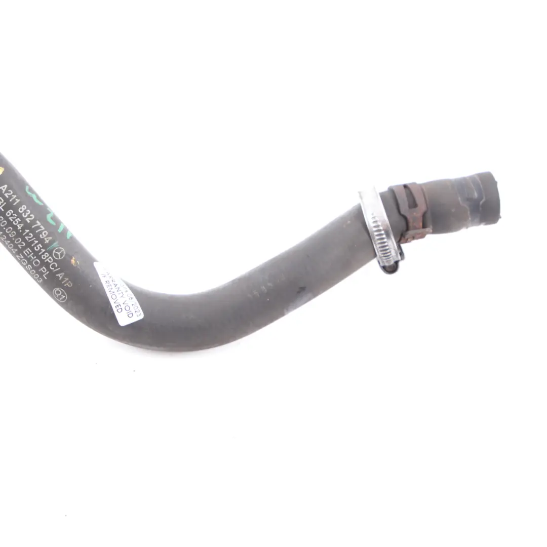 W219 OM642 Tubo de Refrigeración del Motor para Mercedes W211 con número de pieza A2118327794 Mercedes W211 W219 OM642 Tubo de Refrigeración del Motor - SKU A2118327794 - Número de pieza A2118327794