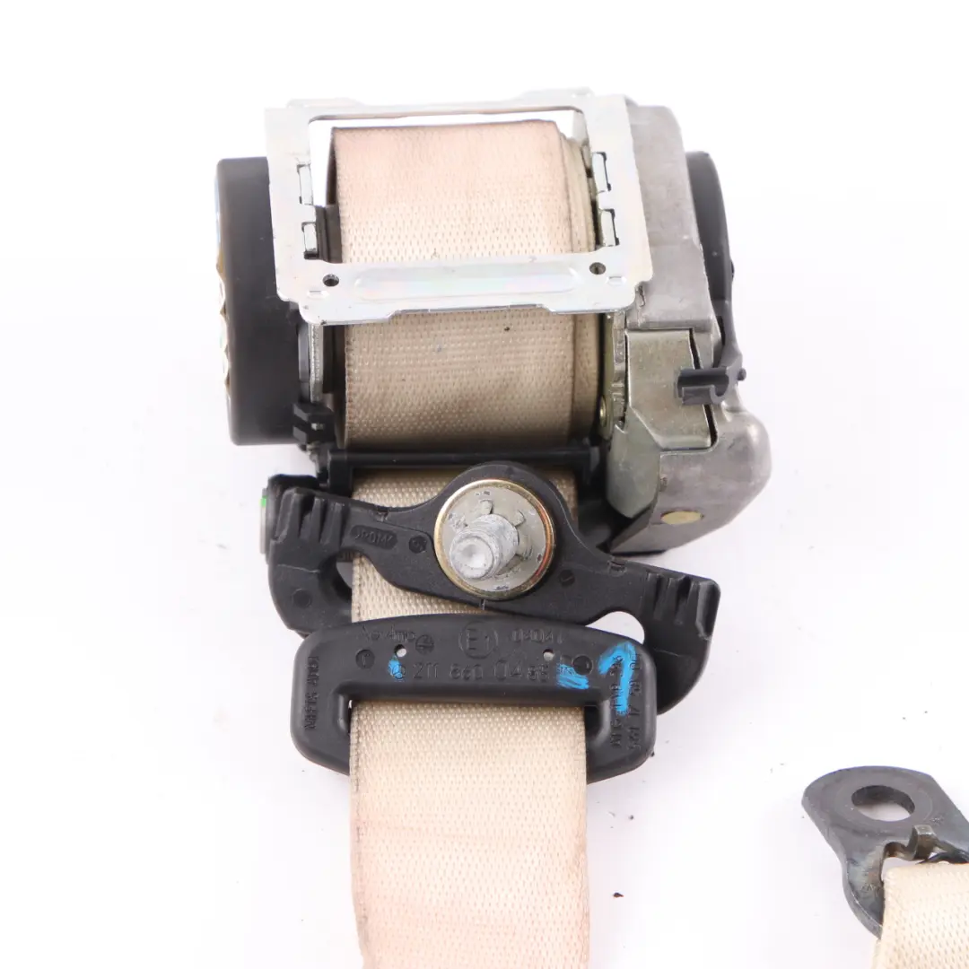 Mercedes W211 Saloon Seat Belt Rear Right O/S Safety Belt Beige - SKU A2118600485-1 - Part number A2118600485