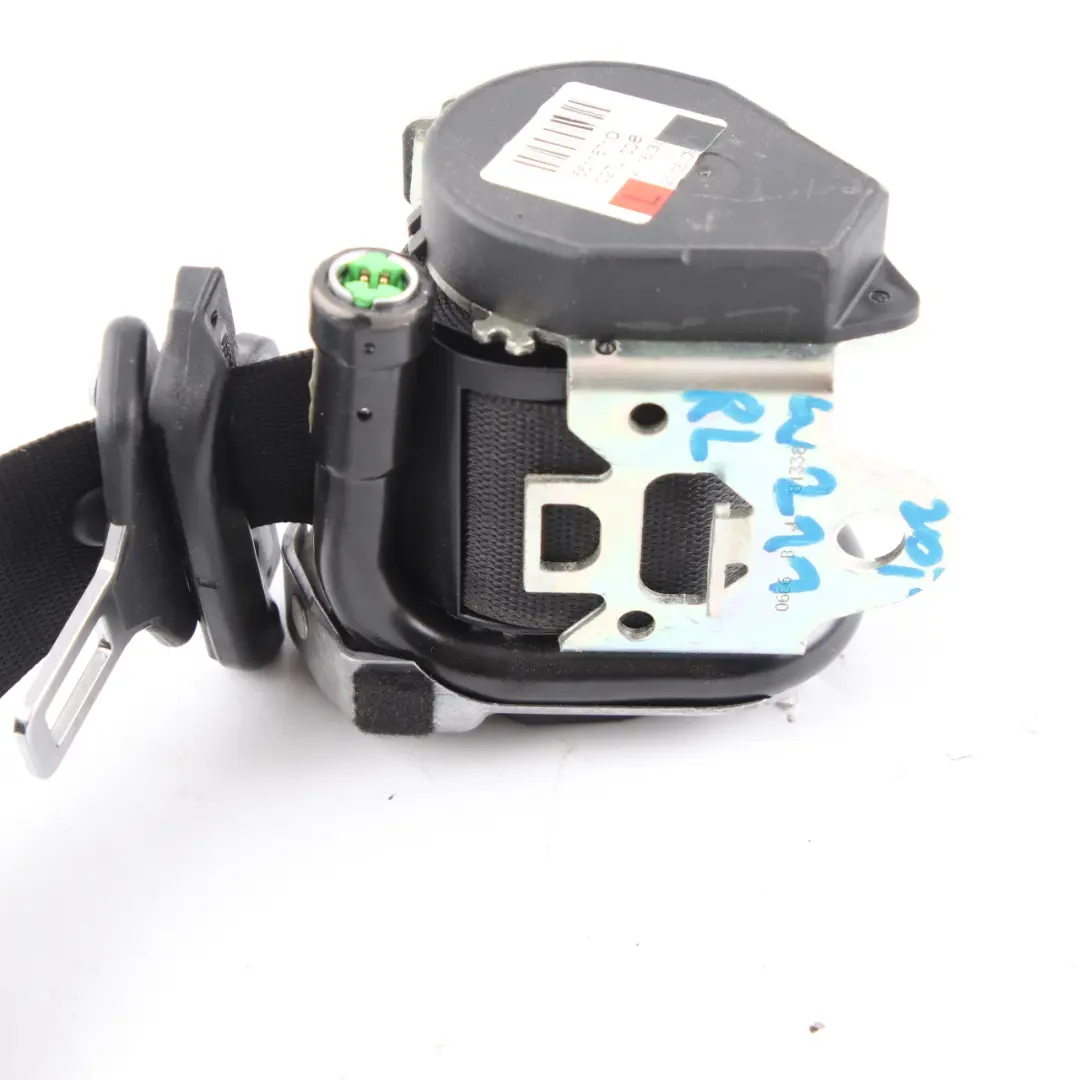 Mercedes W211 Limousine Obere Hinten Links Sicherheitsgurt Schwarz - SKU A2118600986 - Teilenummer A2118600986