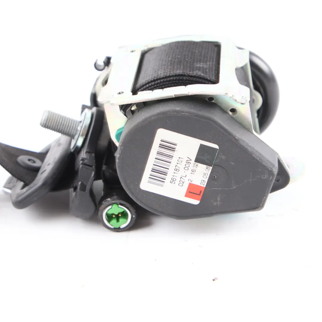 Mercedes W211 Limousine Obere Hinten Links Sicherheitsgurt Schwarz - SKU A2118600986 - Teilenummer A2118600986