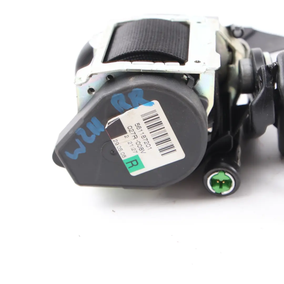Belt Mercedes W211 Saloon Upper Rear Right O/S Seatbelt Black to Seat with Part number A2118601086 Seat Belt Mercedes W211 Saloon Upper Rear Right O/S Seatbelt Black - SKU A2118601086 - Part number A2118601086