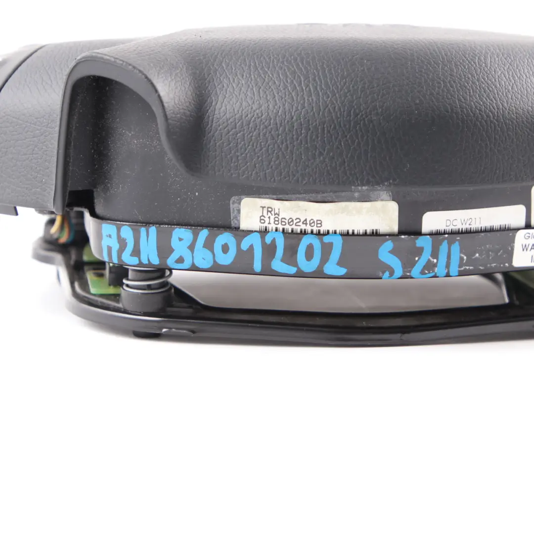 Steering Wheel Airbag Air Module Bag Switch Black to Mercedes W211 with Part number A2118601202 Mercedes W211 Steering Wheel Airbag Air Module Bag Switch Black - SKU A2118601202 - Part number A2118601202