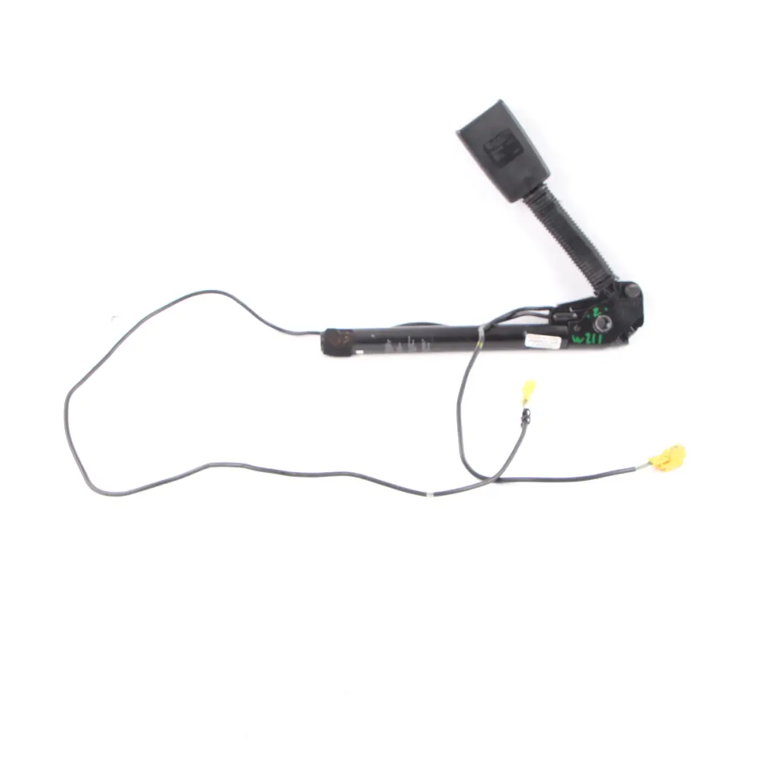 Hebilla del cinturón de seguridad Mercedes W211 C219 Tensor delantero izquierdo - SKU A2118601969 - Número de pieza A2118601969