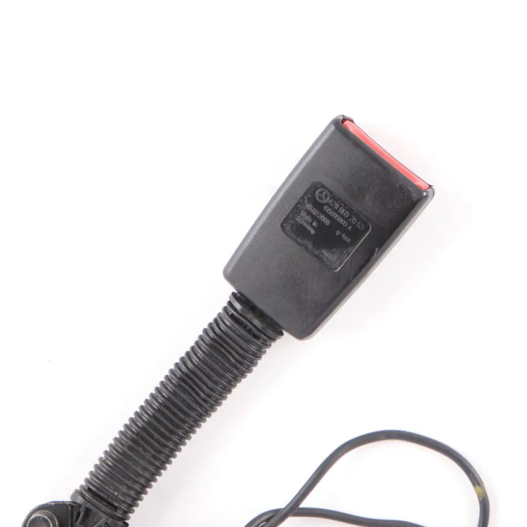 Fibbia cintura di sicurezza Mercedes W211 CLS C219 anteriore destra tenditore per con numero di parte A2118602069 Fibbia cintura di sicurezza Mercedes W211 CLS C219 anteriore destra tenditore - SKU A2118602069 - Numero di parte A2118602069