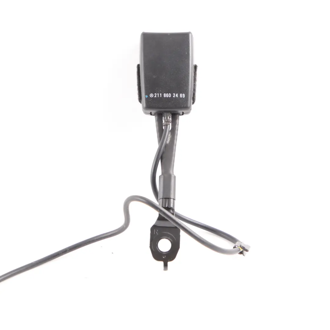 Seat Belt Buckle Mercedes W211 CLS W219 Tensioner Front Right O/S - SKU A2118602469 - Part number A2118602469