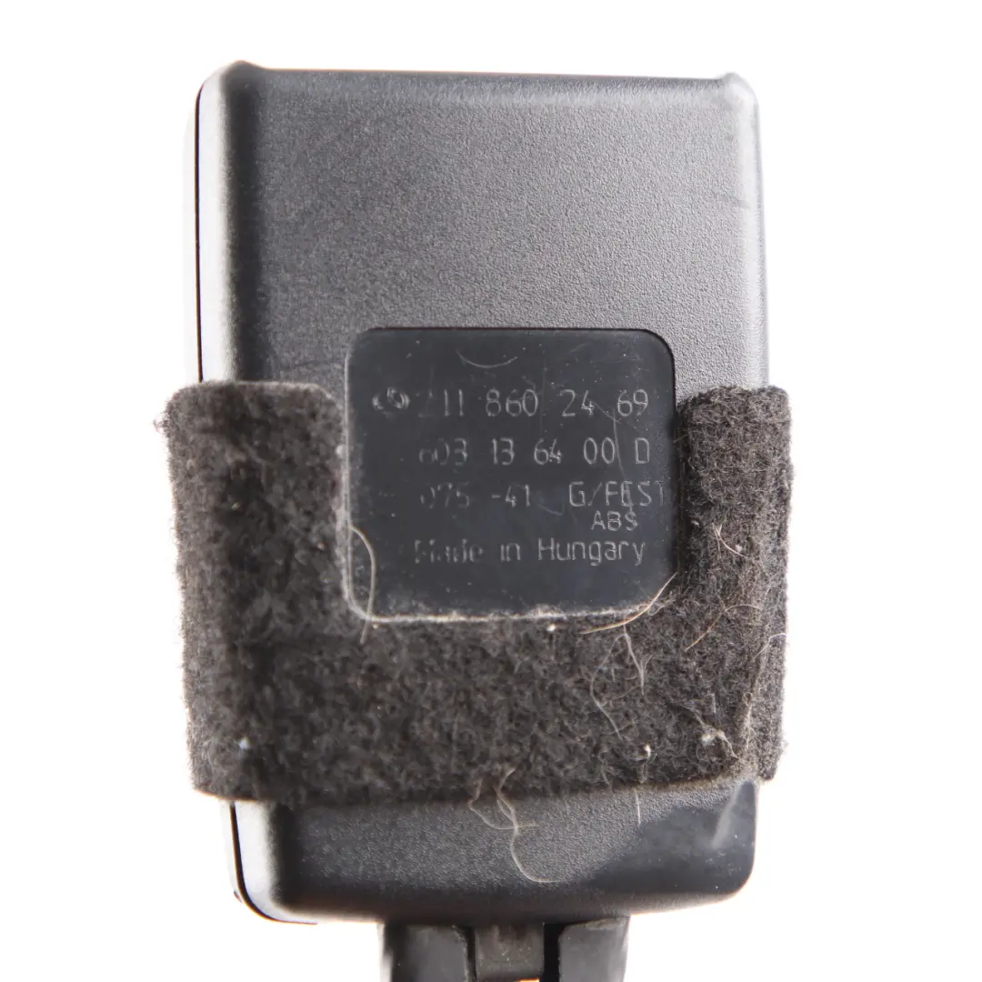 Seat Belt Buckle Mercedes W211 CLS W219 Tensioner Front Right O/S - SKU A2118602469 - Part number A2118602469