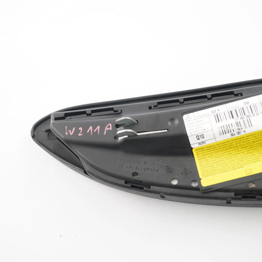 Airbag sedile Mercedes W211 W219 Airbag anteriore destro laterale per con numero di parte A2118602805 Airbag sedile Mercedes W211 W219 Airbag anteriore destro laterale - SKU A2118602805-1 - Numero di parte A2118602805