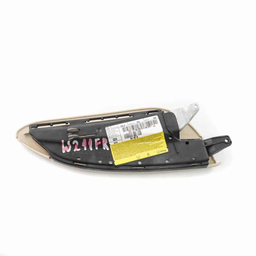Asiento Airbag Mercedes W211 CLS W219 Delantero Derecho Side Air Bag para con número de pieza A2118602805 Asiento Airbag Mercedes W211 CLS W219 Delantero Derecho Side Air Bag - SKU A2118602805 - Número de pieza A2118602805