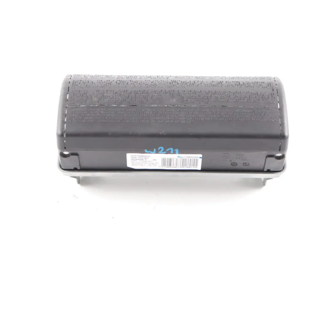 Side Air Bag Front Dashboard Airbag SRS to Mercedes W211 Passenger with Part number A2118603305 Mercedes W211 Passenger Side Air Bag Front Dashboard Airbag SRS - SKU A2118603305 - Part number A2118603305