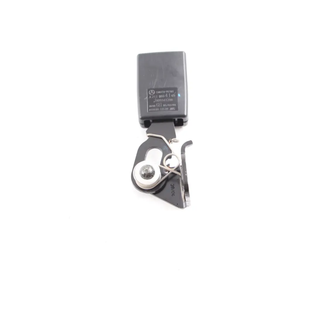 Mercedes W211 Seat Belt Buckle Tensioner Lower Belt Rear Left N/S - SKU A2118604169 - Part number A2118604169