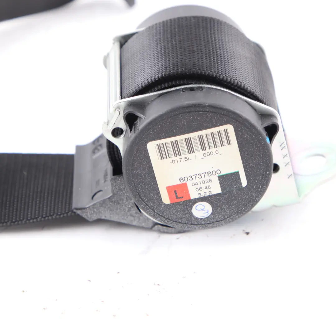 Seatbelt Rear Left N/S Seat Safety Belt Black to Mercedes W211 Estate with Part number A2118605785 Mercedes W211 Estate Seatbelt Rear Left N/S Seat Safety Belt Black - SKU A2118605785 - Part number A2118605785