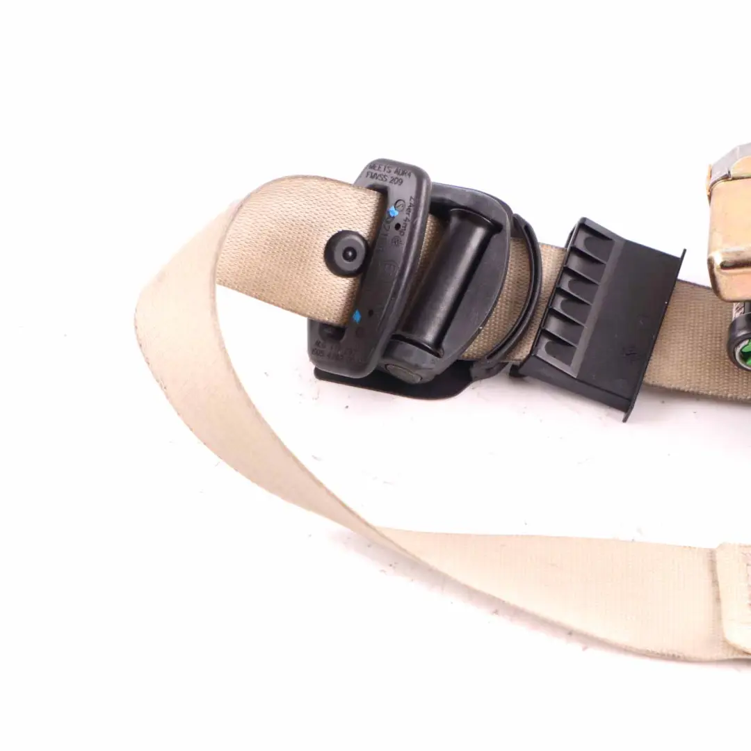 Belt Mercedes W211 CLS C219 Front Left N/S Seatbelt Beige to Seat with Part number A2118607985 Seat Belt Mercedes W211 CLS C219 Front Left N/S Seatbelt Beige - SKU A2118607985 - Part number A2118607985