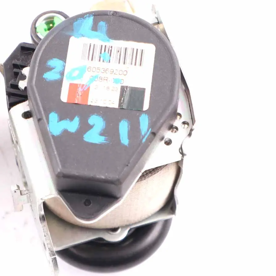 Seat Belt Mercedes W211 CLS C219 Front Left N/S Seatbelt Beige - SKU A2118607985 - Part number A2118607985