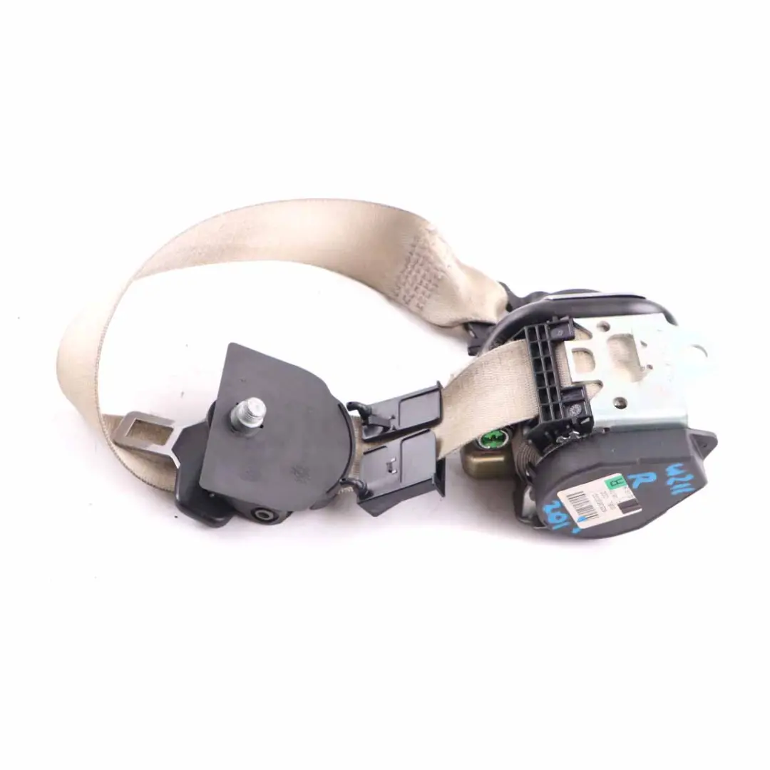 Belt Mercedes W211 CLS C219 Front Right O/S Seatbelt Beige to Seat with Part number A2118608085 Seat Belt Mercedes W211 CLS C219 Front Right O/S Seatbelt Beige - SKU A2118608085 - Part number A2118608085